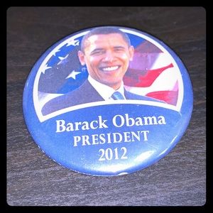 President Barack Obama button pin 2012 POTUS
